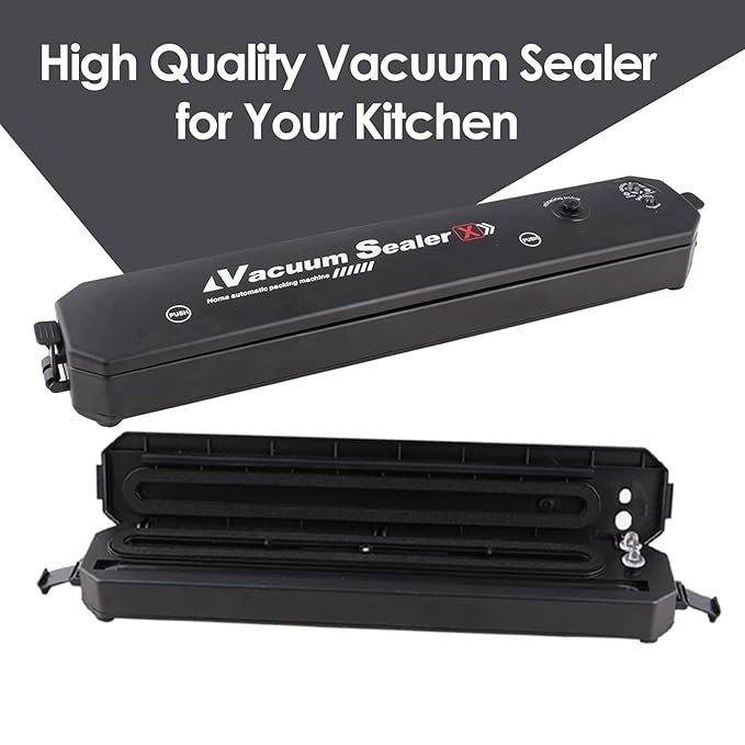 Vacuum Sealer Machine, Automatic Fresh Food-Sealer, Vacuum Packing Machine for Fruits, Meat Preservation with Dry & Moist Sealing Modes