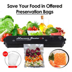 Vacuum Sealer Machine, Automatic Fresh Food-Sealer, Vacuum Packing Machine for Fruits, Meat Preservation with Dry & Moist Sealing Modes