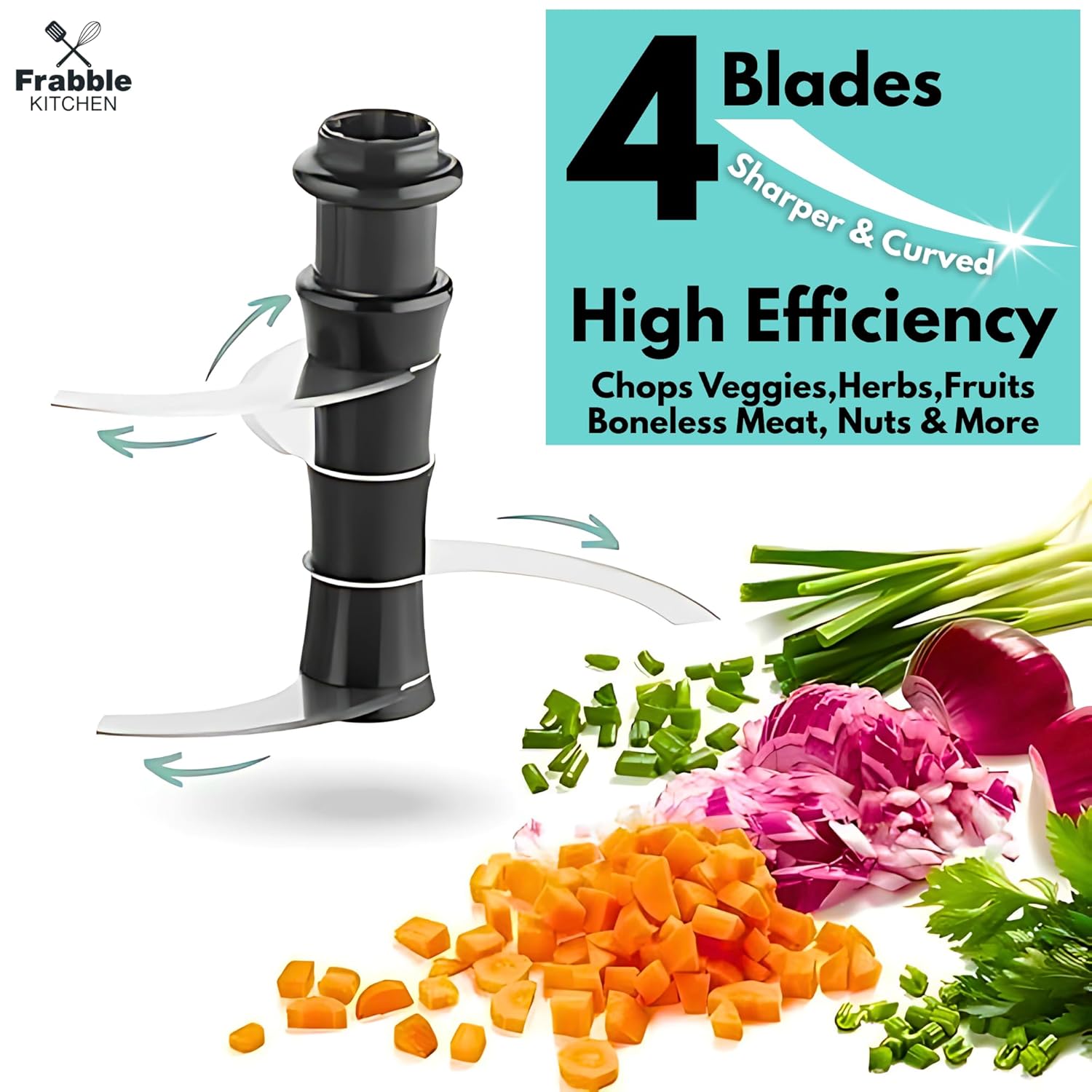Manual Push Vegetable Chopper – Fast, Easy and Mess-Free Cooking