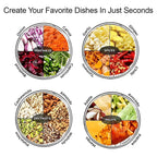Manual Push Vegetable Chopper – Fast, Easy and Mess-Free Cooking