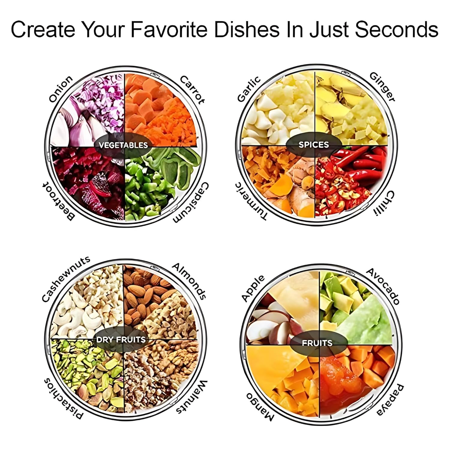 Manual Push Vegetable Chopper – Fast, Easy and Mess-Free Cooking