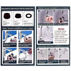 2 Mode Splash Filter Kitchen Tap Extended Faucet